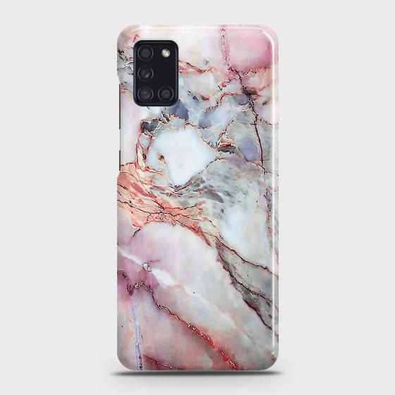 Samsung Galaxy A31 Cover - Violet Sky Marble Trendy Printed Hard Case with Life Time Colors Guarantee