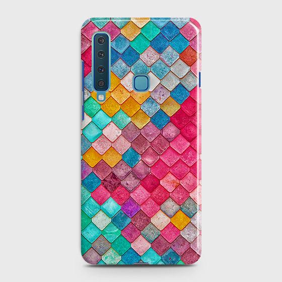 Samsung Galaxy A9s Cover - Chic Colorful Mermaid Printed Hard Case with Life Time Colors Guarantee