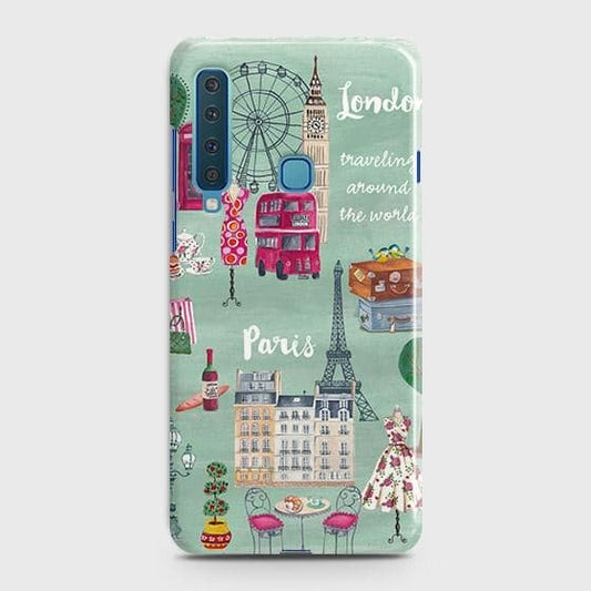 Samsung Galaxy A9s Cover - Matte Finish - London, Paris, New York ModernPrinted Hard Case with Life Time Colors Guarantee