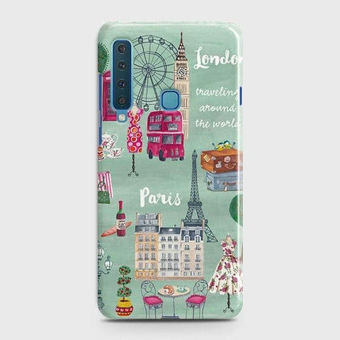 Samsung Galaxy A9s Cover - Matte Finish - London, Paris, New York ModernPrinted Hard Case with Life Time Colors Guarantee