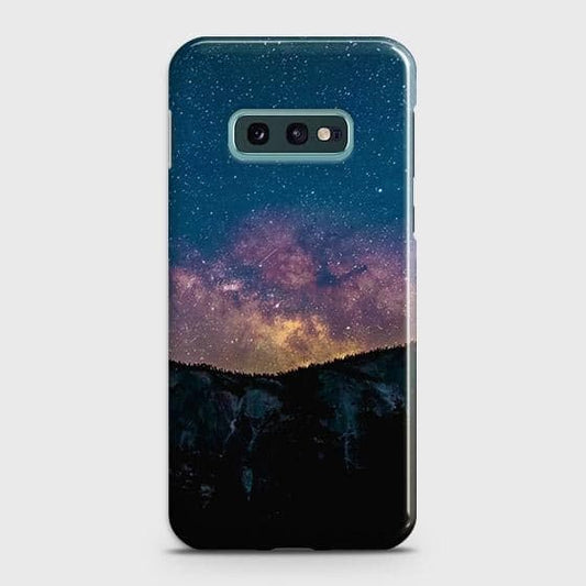 Samsung Galaxy S10e Cover - Matte Finish - Embrace Dark Galaxy  Trendy Printed Hard Case with Life Time Colors Guarantee