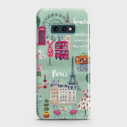 Samsung Galaxy S10e Cover - Matte Finish - London, Paris, New York ModernPrinted Hard Case with Life Time Colors Guarantee