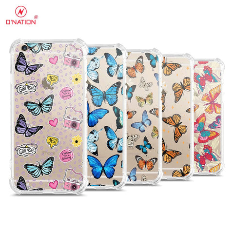 iPhone 6s Plus / 6 Plus Cover - O'Nation Butterfly Dreams Series - 9 Designs - Clear Phone Case - Soft Silicon Borders