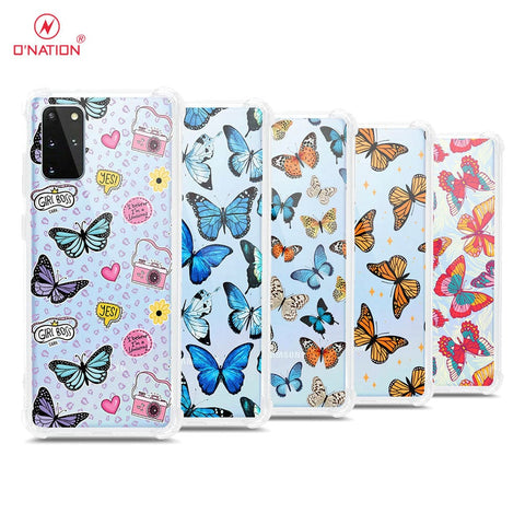 Samsung Galaxy S20 Plus Cover - O'Nation Butterfly Dreams Series - 9 Designs - Clear Phone Case - Soft Silicon Bordersx