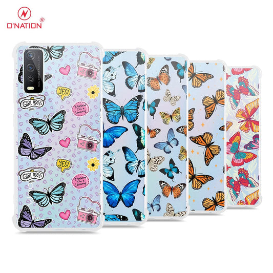 Vivo Y11s Cover - O'Nation Butterfly Dreams Series - 9 Designs - Clear Phone Case - Soft Silicon Borders