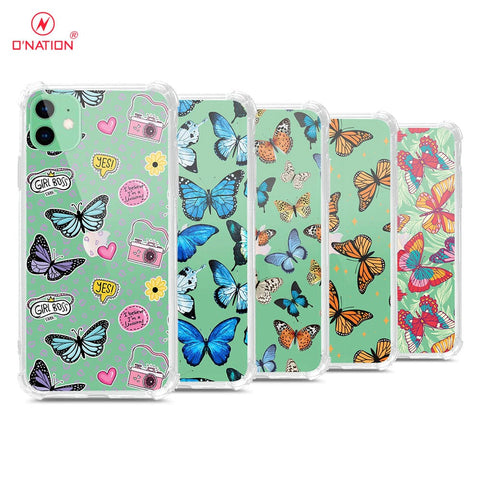 iPhone 11 Cover - O'Nation Butterfly Dreams Series - 9 Designs - Clear Phone Case - Soft Silicon Borders