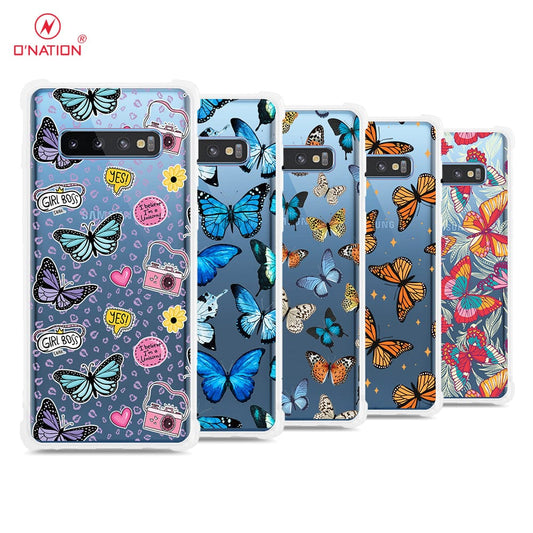 Samsung Galaxy S10 Plus Cover - O'Nation Butterfly Dreams Series - 9 Designs - Clear Phone Case - Soft Silicon Bordersx