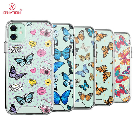 iPhone 11 Cover - O'Nation Butterfly Dreams Series - 9 Designs - Clear Phone Case - Soft Silicon Borders