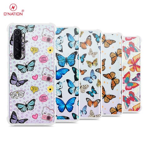 Xiaomi Mi Note 10 Lite Cover - O'Nation Butterfly Dreams Series - 9 Designs - Clear Phone Case - Soft Silicon Borders