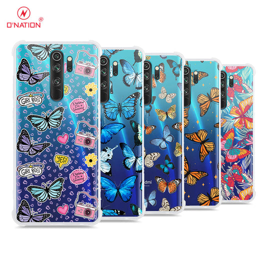 Xiaomi Redmi Note 8 Pro Cover - O'Nation Butterfly Dreams Series - 9 Designs - Clear Phone Case - Soft Silicon Borders