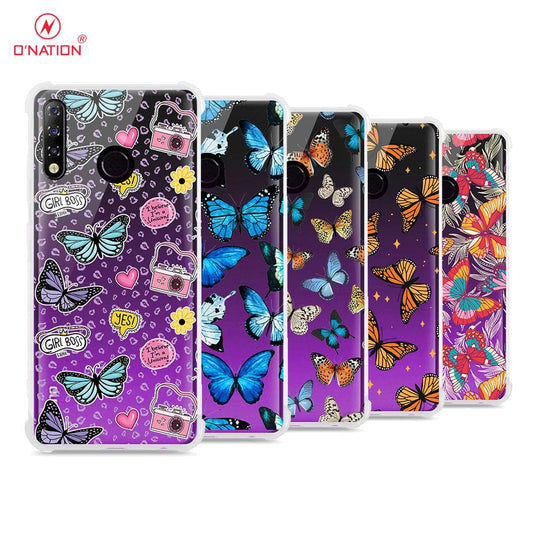 Tecno Spark 4 Cover - O'Nation Butterfly Dreams Series - 9 Designs - Clear Phone Case - Soft Silicon Borders