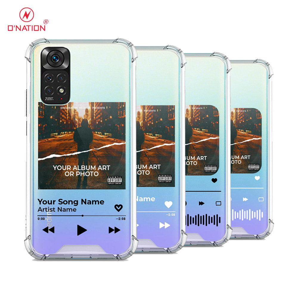 Xiaomi Redmi Note 11 Cover - Personalised Album Art Series - 4 Designs - Clear Phone Case - Soft Silicon Borders