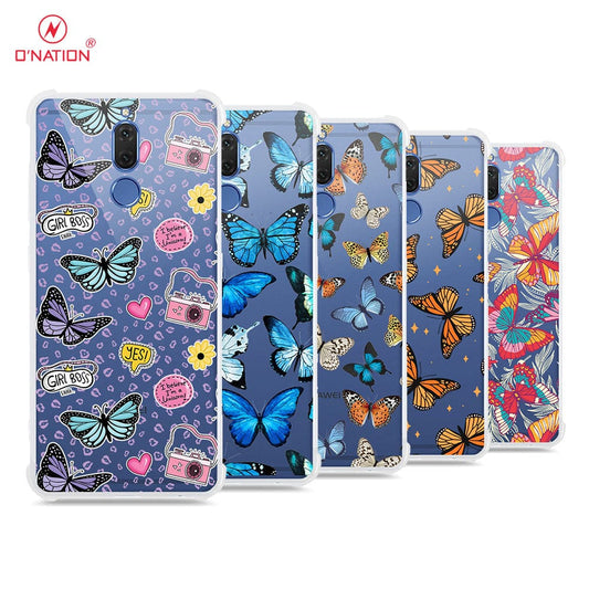 Huawei Mate 10 Lite Cover - O'Nation Butterfly Dreams Series - 9 Designs - Clear Phone Case - Soft Silicon Borders