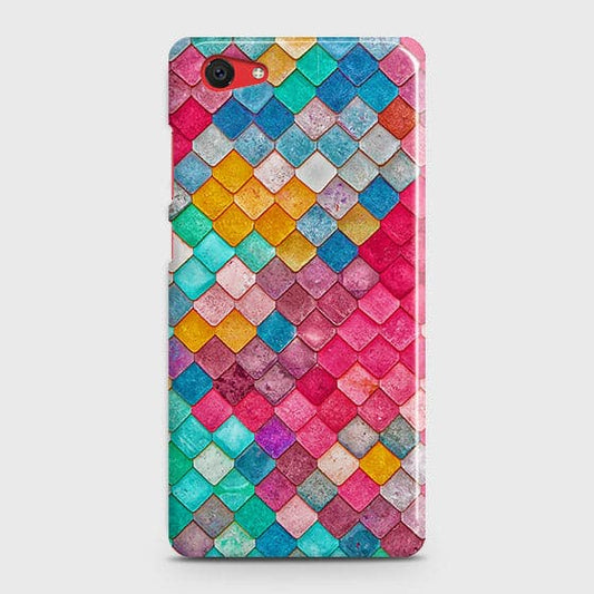 Vivo Y71 Cover - Chic Colorful Mermaid Printed Hard Case with Life Time Colors Guarantee