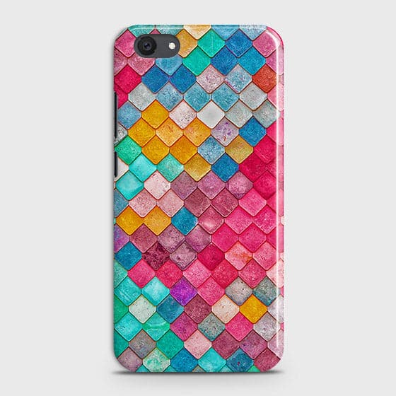 Vivo Y81i Cover - Chic Colorful Mermaid Printed Hard Case with Life Time Colors Guarantee