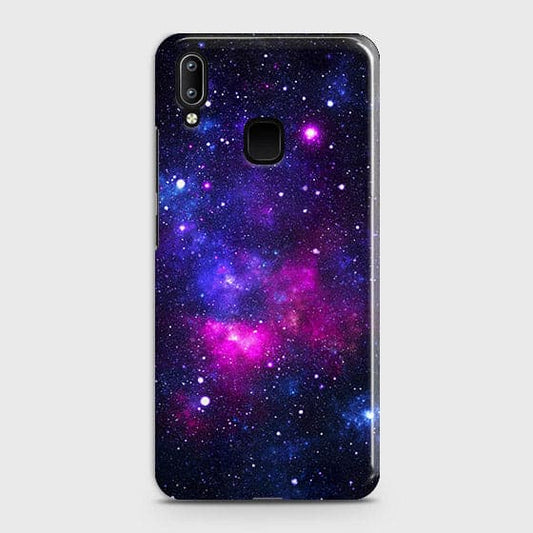 Vivo Y95 Cover - Dark Galaxy Stars Modern Printed Hard Case with Life Time Colors Guarantee