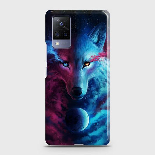 Vivo V21 Cover - Infinity Wolf Trendy Printed Hard Case with Life Time Colors Guarantee