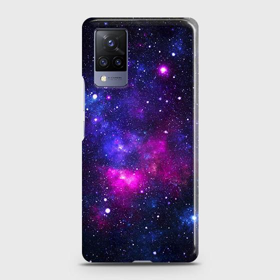 Vivo V21 Cover - Dark Galaxy Stars Modern Printed Hard Case with Life Time Colors Guarantee