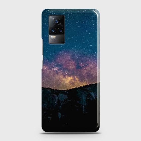 Vivo V21e Cover - Matte Finish - Embrace Dark Galaxy  Trendy Printed Hard Case with Life Time Colors Guarantee b67