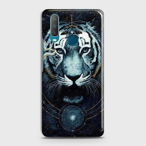 Vivo Y11 2019 Cover - Vintage Galaxy Tiger Printed Hard Case with Life Time Colors Guarantee