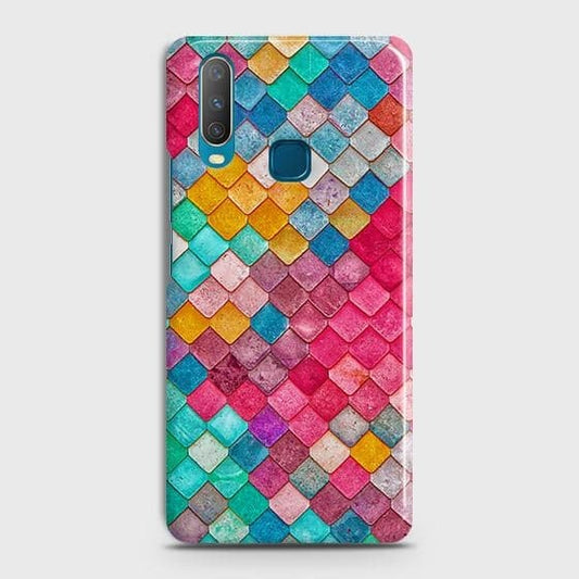 Vivo Y11 2019 Cover - Chic Colorful Mermaid Printed Hard Case with Life Time Colors Guarantee