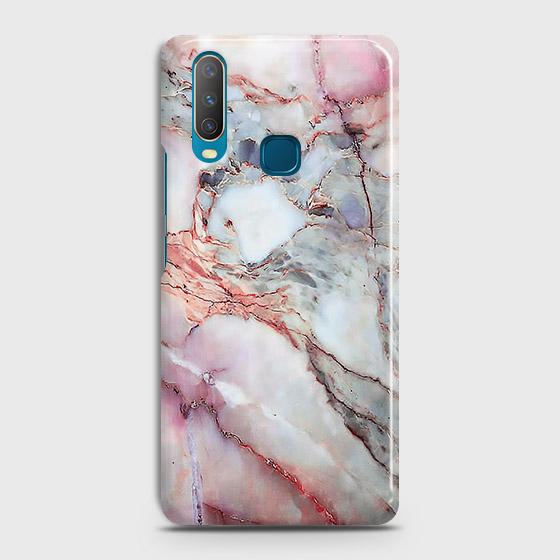 Vivo Y11 2019 Cover - Violet Sky Marble Trendy Printed Hard Case with Life Time Colors Guarantee