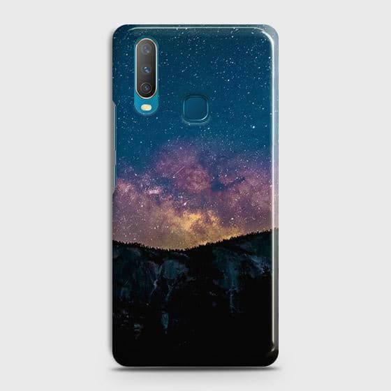 Vivo Y11 2019 Cover - Matte Finish - Embrace Dark Galaxy  Trendy Printed Hard Case with Life Time Colors Guarantee