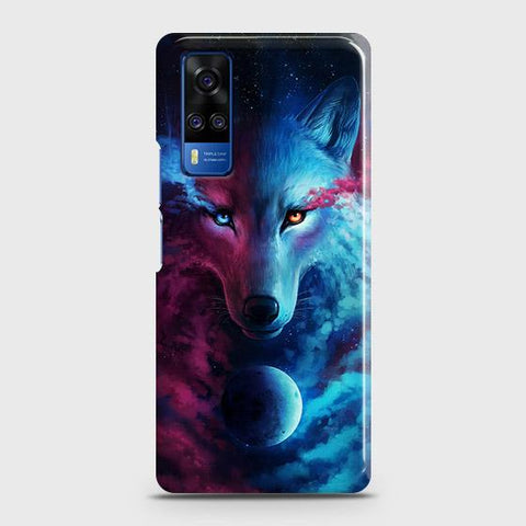 Vivo Y31 Cover - Infinity Wolf Trendy Printed Hard Case with Life Time Colors Guarantee b34