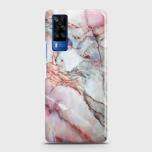 Vivo Y31 Cover - Violet Sky Marble Trendy Printed Hard Case with Life Time Colors Guarantee