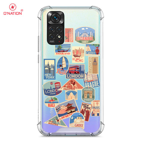 Xiaomi Redmi Note 11 Pro Cover - Personalised Boarding Pass Ticket Series - 5 Designs - Clear Phone Case - Soft Silicon Borders