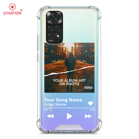 Xiaomi Redmi Note 11 Cover - Personalised Album Art Series - 4 Designs - Clear Phone Case - Soft Silicon Borders