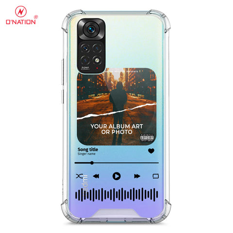 Xiaomi Redmi Note 11 Cover - Personalised Album Art Series - 4 Designs - Clear Phone Case - Soft Silicon Borders