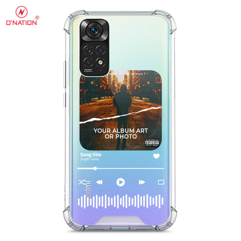 Xiaomi Redmi Note 11 Cover - Personalised Album Art Series - 4 Designs - Clear Phone Case - Soft Silicon Borders