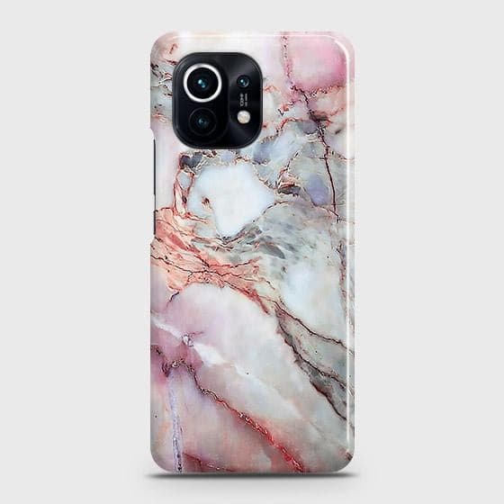 Xiaomi Mi 11 Cover - Violet Sky Marble Trendy Printed Hard Case with Life Time Colors Guarantee B (33) 1