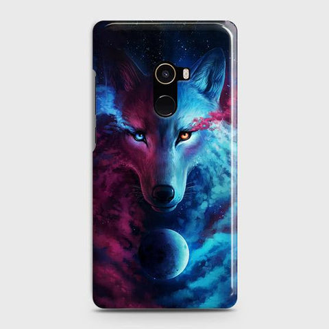 Xiaomi Mi Mix 2 Cover - Infinity Wolf Trendy Printed Hard Case with Life Time Colors Guarantee