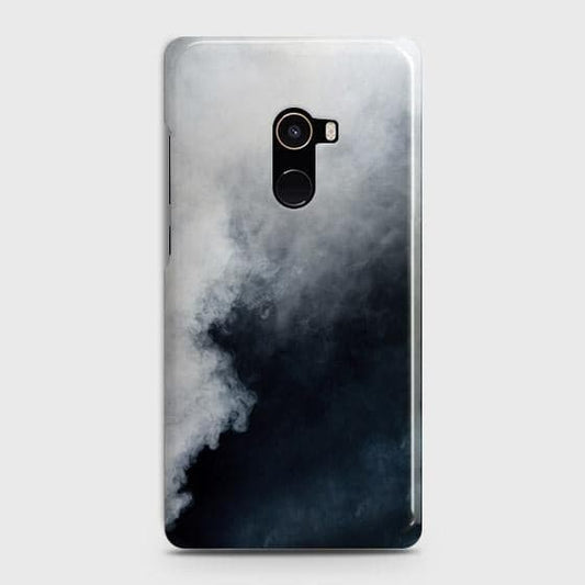 Xiaomi Mi Mix 2 Cover - Matte Finish - Trendy Misty White and Black Marble Printed Hard Case with Life Time Colors Guarantee -b42