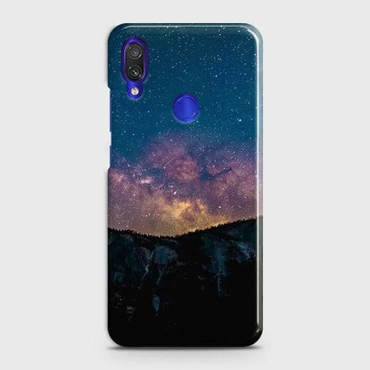 Xiaomi Redmi 7 Cover - Matte Finish - Embrace Dark Galaxy  Trendy Printed Hard Case with Life Time Colors Guarantee