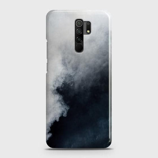 Xiaomi Redmi 9 Cover - Matte Finish - Trendy Misty White and Black Marble Printed Hard Case with Life Time Colors Guarantee b65