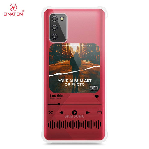 Samsung Galaxy A03s Cover - Personalised Album Art Series - 4 Designs - Clear Phone Case - Soft Silicon Borders