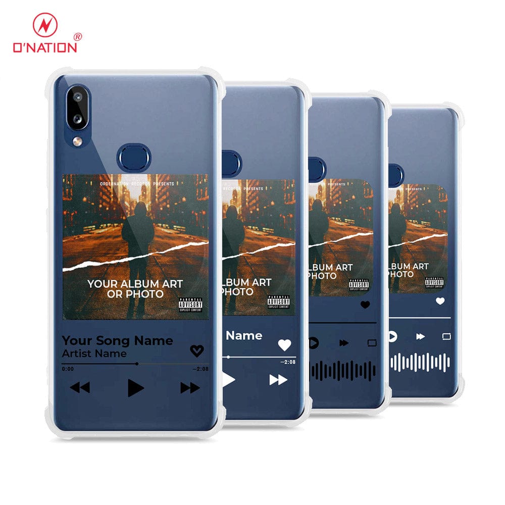 Samsung Galaxy A10s Cover - Personalised Album Art Series - 4 Designs - Clear Phone Case - Soft Silicon Borders