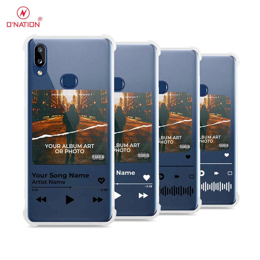 Samsung Galaxy A10s Cover - Personalised Album Art Series - 4 Designs - Clear Phone Case - Soft Silicon Borders