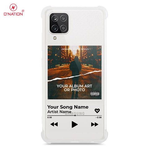 Samsung Galaxy A12 Nacho Cover - Personalised Album Art Series - 4 Designs - Clear Phone Case - Soft Silicon Borders