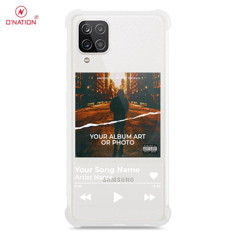 Samsung Galaxy A12 Nacho Cover - Personalised Album Art Series - 4 Designs - Clear Phone Case - Soft Silicon Borders