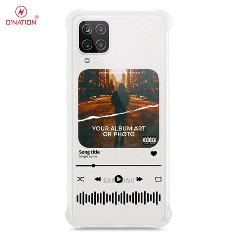 Samsung Galaxy A12 Nacho Cover - Personalised Album Art Series - 4 Designs - Clear Phone Case - Soft Silicon Borders