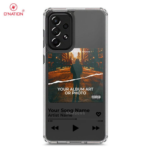 Samsung Galaxy A73 5G Cover - Personalised Album Art Series - 4 Designs - Clear Phone Case - Soft Silicon Borders