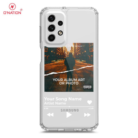 Samsung Galaxy A23 Cover - Personalised Album Art Series - 4 Designs - Clear Phone Case - Soft Silicon Borders