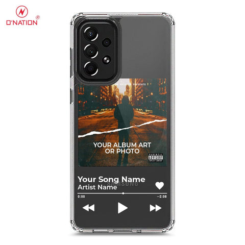 Samsung Galaxy A73 5G Cover - Personalised Album Art Series - 4 Designs - Clear Phone Case - Soft Silicon Borders