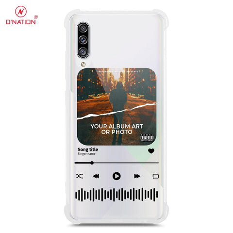 Samsung Galaxy A30s Cover - Personalised Album Art Series - 4 Designs - Clear Phone Case - Soft Silicon Borders