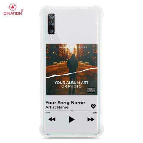 Samsung Galaxy A70 Cover - Personalised Album Art Series - 4 Designs - Clear Phone Case - Soft Silicon Borders