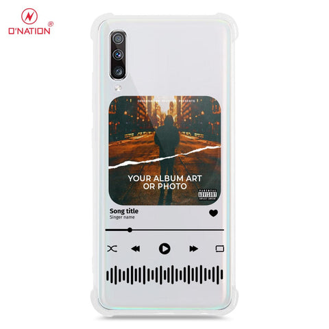 Samsung Galaxy A70 Cover - Personalised Album Art Series - 4 Designs - Clear Phone Case - Soft Silicon Borders